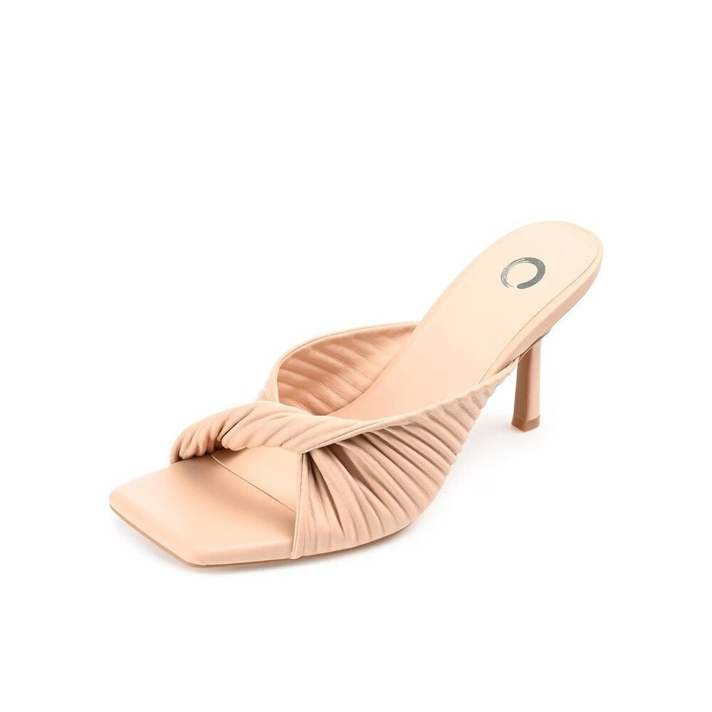 Journee Collection Womens 12 M Nude Greer Twist Stiletto Heels NIB TA1